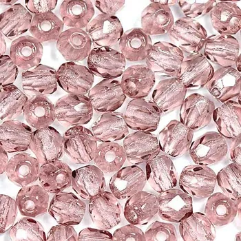 Korálek CZ Korálky broušené 3mm fialová (50ks)