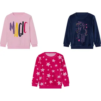 Dívčí mikina lupilu® Dívčí plyšová mikina