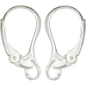 Rybářský háček CZ Náušnicový háček 19x11mm stříbro