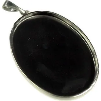 Přívěsek Crystal-ZONE Přívěšek crystalROCKS ovál 30/22mm ruthenium