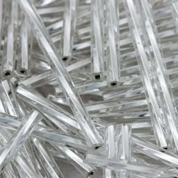 Korálek Preciosa Preciosa® Rokajl tyčinky kroucené 35mm stříbrná (78102)