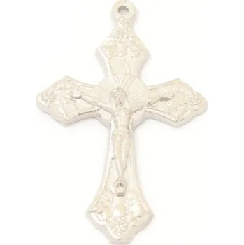 Materiál na výrobu šperku EU Křížek 26mm platina