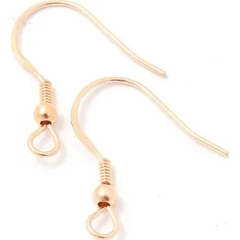 Materiál na výrobu šperku Crystal-ZONE Náušnicový afroháček 20mm chirurgická ocel rose gold