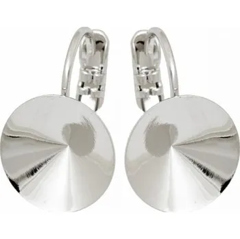 Náušnice Crystal-ZONE Náušnice KIDS Rivoli 12mm Platina 99,9