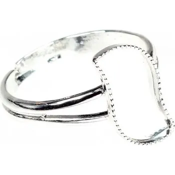 Prsten Crystal-ZONE Prsten Wave 14/7mm ag clear