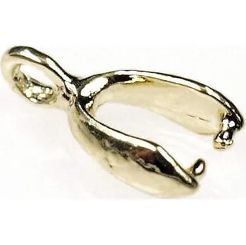 Materiál na výrobu šperku Crystal-ZONE Šlupna GOLD PLATING 24kt