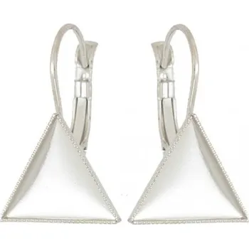 Náušnice Crystal-ZONE Náušnice Triangle 15mm platina