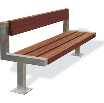 Zahradní lavice HTI Lavička Ypsilon Délka latí: 1500 mm, Typ ukotvení: klasické (šrouby), Barva konstrukce: kovářská čerň