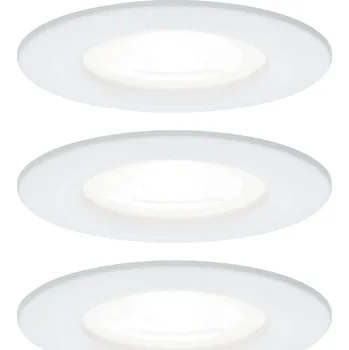 Koupelnové svítidlo PAULMANN Vestavné svítidlo LED Nova kruhové 3x6,5W GU10 bílá mat 4000K nevýklopné - PAULMANN P 92980