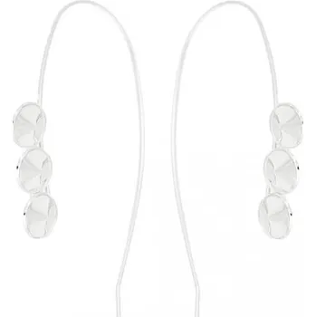 Korálek Crystal-ZONE Náušnice BIG Rivoli 3x6mm ag+clear