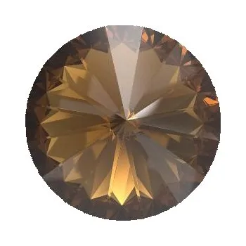 Korálek Preciosa MC Rivoli MAXIMA ss29 Smoke Topaz F