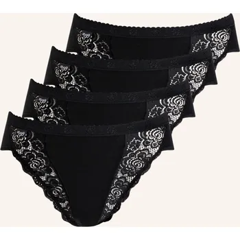 Dámská móda Sloggi Dámské Kalhotky 4 Ks Chic, černá, 42