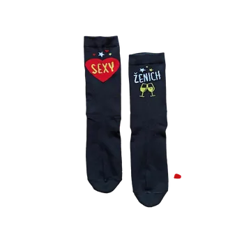 Dámské ponožky Veselé ponožky - Sexy ženich Velikost: 39-42