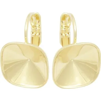 Náušnice Crystal-ZONE Náušnice KIDS rovně Square 10mm gold plating 24kt