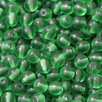 Korálek CZ Korálek mačkaný KULIČKA 5mm peridot