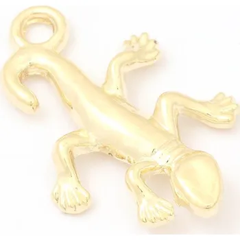 Přívěsek Crystal-ZONE Přívěsek Ještěrka 23/15mm gold plating 24kt