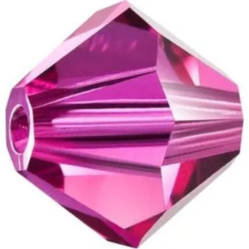 Dětské navlékací korálky Preciosa MC sluníčko 3mm Fuchsia