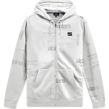 Pánské oblečení ALPINESTARS mikina PLENITUDE bílá offwhite - 2XL