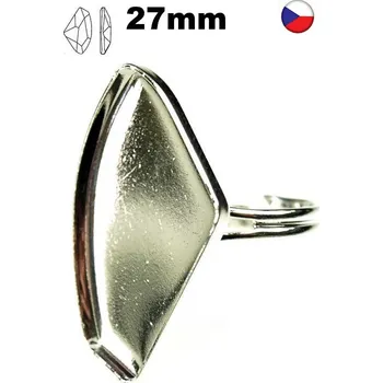 Prsten Crystal-ZONE Prsten Galactic 27mm rhodium