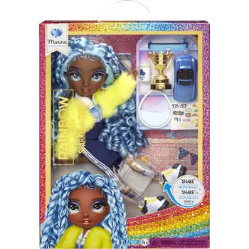 MGA Rainbow High Sparkle & Shine Fashion Doll, Marine