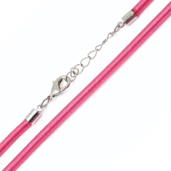 Náhrdelník EU Náhrdelník šňůrka 4mm růžová