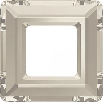 Náušnice Swarovski Swarovski® Crystals Square Ring 4439 14mm Silver Shade