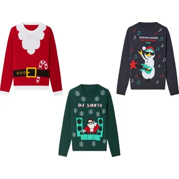 Vánoční dekorace pepperts!® Chlapecký vánoční svetr s LED efektem