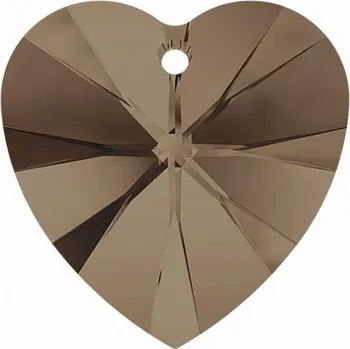 Souprava šperků Swarovski Swarovski® Crystals Heart 6228 10,3/10mm Topaz Blend