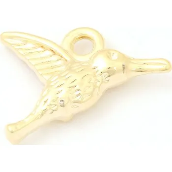 Přívěsek Crystal-ZONE Přívěsek Kolibřík 16/14mm gold plating 24kt