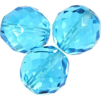 Korálek CZ Korálky broušené 16mm aquamarine (4ks)