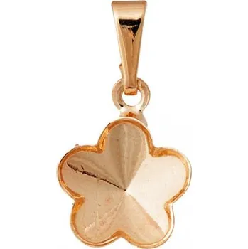 Přívěsek Crystal-ZONE Přívěsek Flower 10mm rose gold