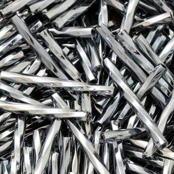 Korálek Preciosa Preciosa® Rokajl tyčinky kroucené 30mm hematit (49102)