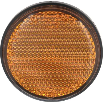 Příslušenství osvětlení automobilu Q-TECH odrazka kulatá oranžová průměr 60 mm