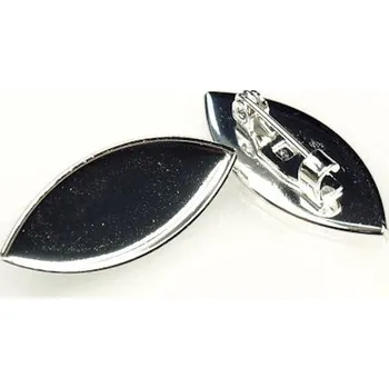 Brož Crystal-ZONE Brož Naveta 24/10mm ag clear