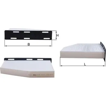 Kabinový filtr Filtr, vzduch v interiéru KNECHT LA 181