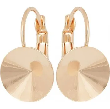 Náušnice Crystal-ZONE Náušnice KIDS Rivoli 12mm rose gold