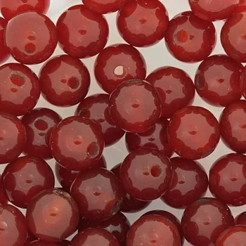 Drahý kámen Karneol tmavý 10mm (1ks)