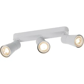 SLV - BIG WHITE PURI 2.0 Cone nástěnné a stropní svítidlo, dlouhé provedení, 3 x max. 6W GU10, šedá - BIG WHITE (SLV) LA 1008327