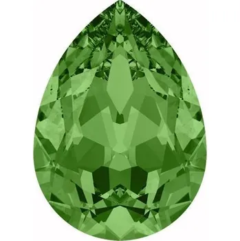 Materiál na výrobu šperku Swarovski Swarovski® Crystals Pear 4320 14/10mm Fern Green F