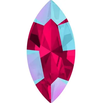 Materiál na výrobu šperku Swarovski Swarovski® Crystals Navette 4228 8/4mm Light Siam Shimmer F