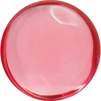 Korálek CZ Kabošon BRILLANT kruh 12mm padparadcha