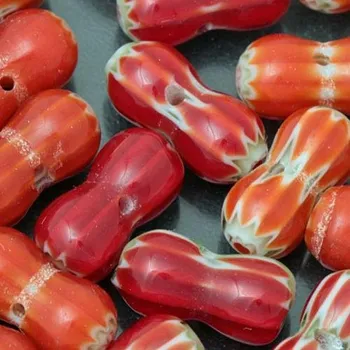 Korálek EU Korálek Millefiori TYČKA 12/6mm červená