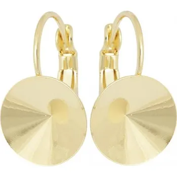 Náušnice Crystal-ZONE Náušnice KIDS Dome 12mm gold plating 24kt