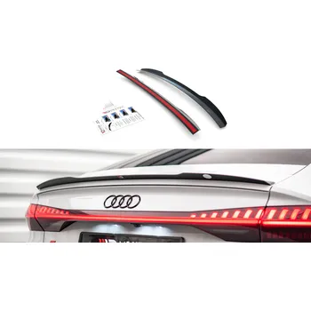 Tuning Maxton Design prodloužení spoileru pro Audi A7 C8, černý lesklý plast ABS SLEVA 5%