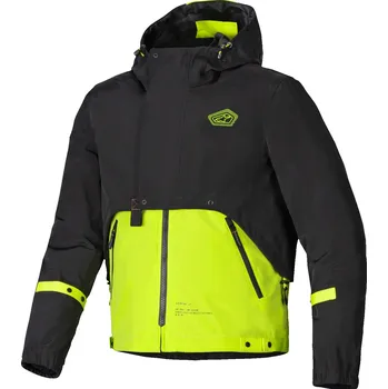 Moto bunda ALPINESTARS bunda MOOTANT WATERPROOF PARKA černá/žlutá fluo 2025 - M