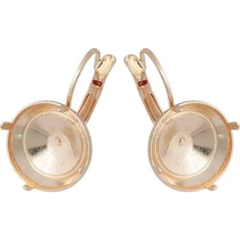 Náušnice Crystal-ZONE Náušnice Oko cosmicRING 14mm/Rivoli 8mm rose gold