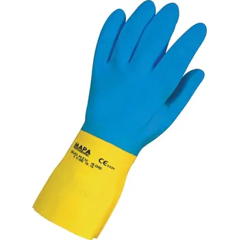 Pracovní rukavice Pracovní rukavice Mapa Professionnel Duo-Mix 405 - pracovní rukavice ze směsi latexu a neoprénu Velikost rukavic: 6 - 6,5 S