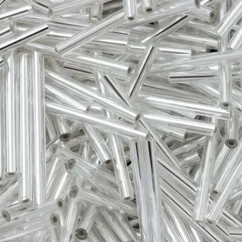 Korálek Preciosa Preciosa® Rokajl tyčinky rovná 20mm stříbrná (78102)