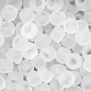 Korálek TOHO Co., Ltd. TOHO Round 6/0 Frosted Crystal