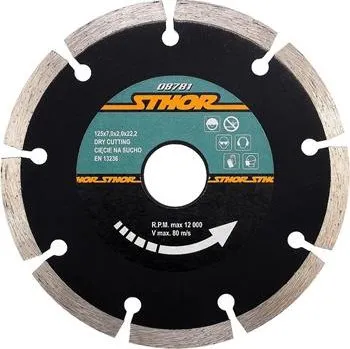 Řezný kotouč Toya Kotouč diamantový 125x7,0x2,0x22,2mm segmentový TO-08781